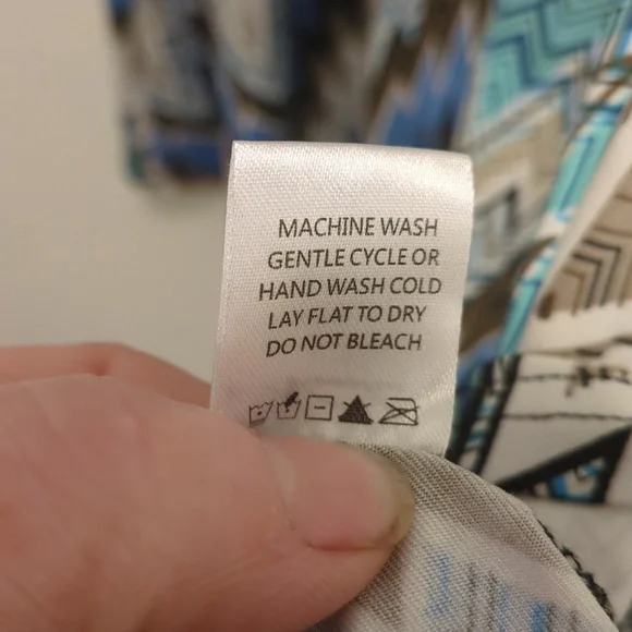 NWT Neesha Mini Dress - Chevron Pattern - Elastic - Relaxed Vibe - Work To Play - Picture 13 of 13